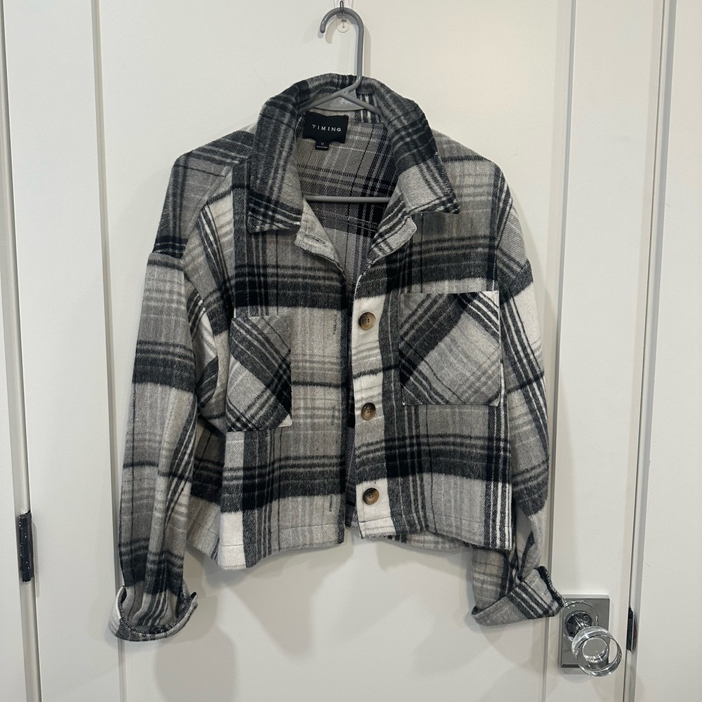 Plaid Gray Jacket